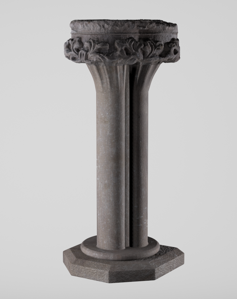 Reconsturcted Pedestal with Pillar